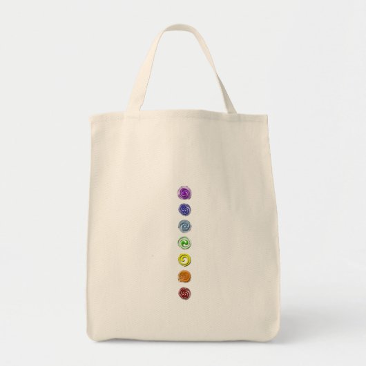 Chakra Wheels Tote Bag (Voorkant)