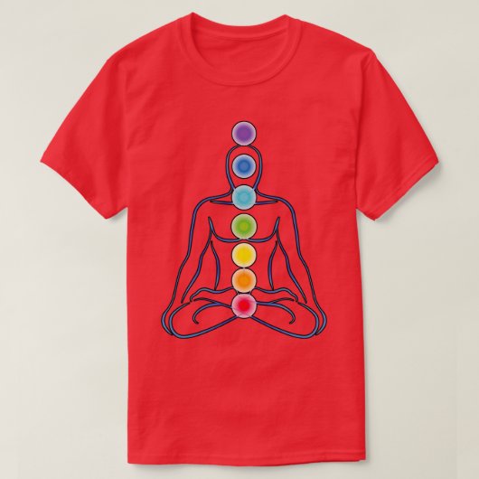 Chakra Yoga 2 T-shirt (Design voorkant)