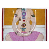 Chakra Yoga Illustratie voor Meditatie Groot Cadeauzakje (Achterkant)