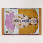 Chakra Yoga Illustratie voor Meditatie Legpuzzel (Horizontaal)