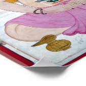 Chakra Yoga Illustratie voor Meditatie Poster (Hoek)