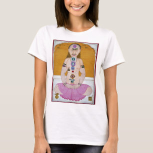 Chakra Yoga Illustratie voor Meditatie T-shirt