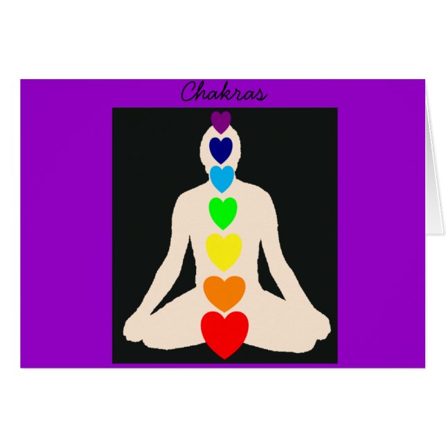 Chakra Yoga Lotus Position Gifts (Voorkant Horizontaal)