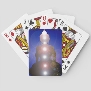Chakra Zen Buddha Yoga Meditation Pokerkaarten