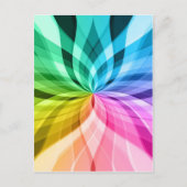 chakra zen kaleidoskop kleurrijk plezier briefkaart (Voorkant)