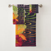 Chakra Zen Meditatie Kleur Bloemen Bad Handdoek (Insitu)