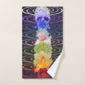 Chakra Zen Meditatie Kleur Bloemen Bad Handdoek (Handdoek)