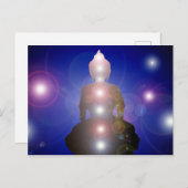 Chakra Zen Meditation Buddha Briefkaart (Voorkant / Achterkant)