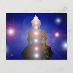 Chakra Zen Meditation Buddha Briefkaart