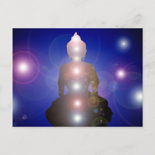 Chakra Zen Meditation Buddha Briefkaart (Voorkant)
