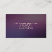 Chakra Zen Stones Energy Crystal Healing Visitekaartje (Achterkant)