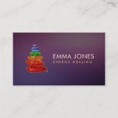 Chakra Zen Stones Energy Crystal Healing Visitekaartje (Voorkant)