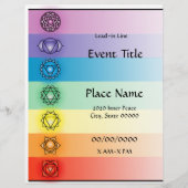 Chakras 8.5 x 11 Event Flyer 2 (Voorkant)