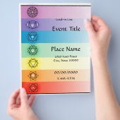 Chakras 8.5 x 11 Event Flyer 2 (Hand)