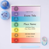 Chakras 8.5 x 11 Event Flyer 2 (Enkel)