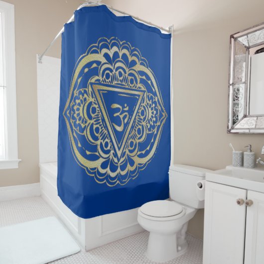 Chakras Ajna - Shower Curtain Douchegordijn (In situ)