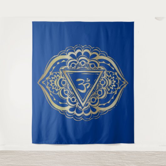 Chakras Ajna - Tapestry Wandkleed (Voorkant)