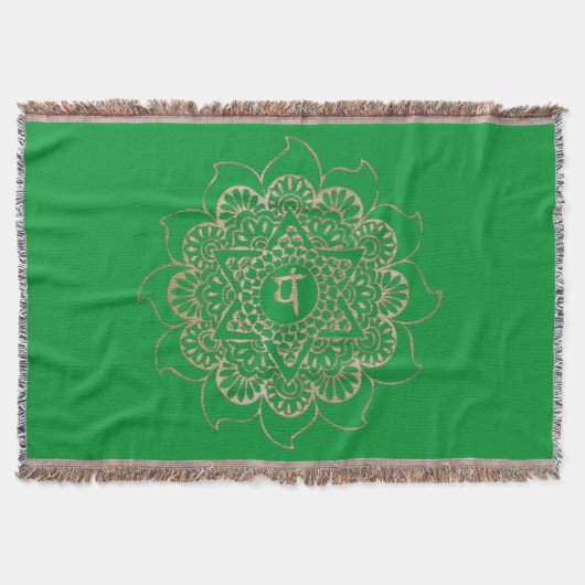 Chakras Anahata - Blanket Deken (Voorkant)