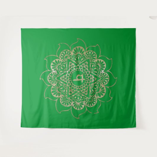 Chakras Anahata - Bosbouw Wandkleed (Voorkant (horizontaal))