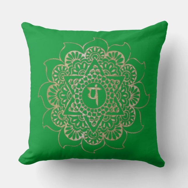 Chakras Anahata - Pillow Kussen (Voorkant)