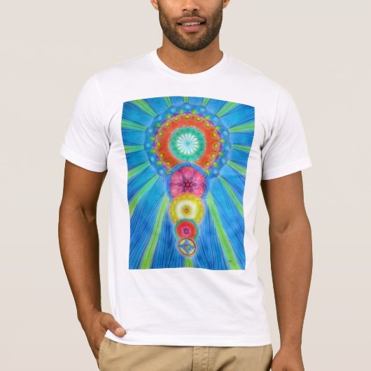 Chakras Ascending T-shirt (Voorkant)