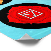 Chakras Centers Chart Chi Energy Poster (Hoek)