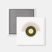 Chakras Circle Focus Concentratie Meditation Magneet (Voorkant / Achterkant)