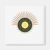 Chakras Circle Focus Concentratie Meditation Magneet (Voorkant)