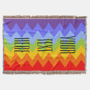 Chakras Colors II + jouw tekst Deken