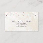 Chakras Crystals Cluster Visitekaartje (Achterkant)