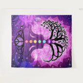 Chakras de 7 centra van de essentie van de Kracht  Wandkleed (Voorkant (horizontaal))