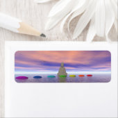 Chakra's en Boeddha wit Etiket (Insitu)