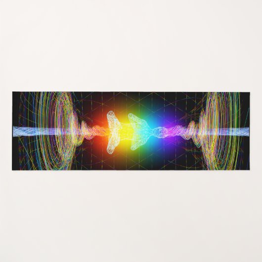 Chakras Energetic Field Mystical Enlightention Yogamat (Voorkant (horizontaal))