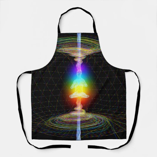 Chakras Energy Field Mystical Enlightention Yoga Schort (Voorkant)
