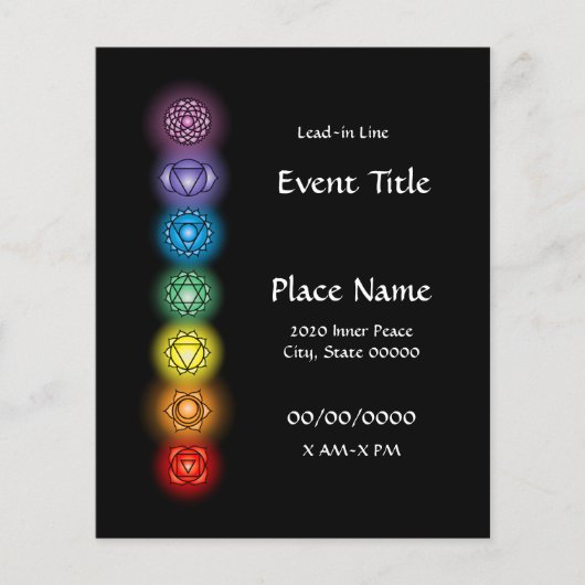 Chakras Event Small Flyer (Voorkant)