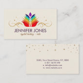 Chakras - Lotus - Energiegroei Visitekaartje (Voorkant / Achterkant)