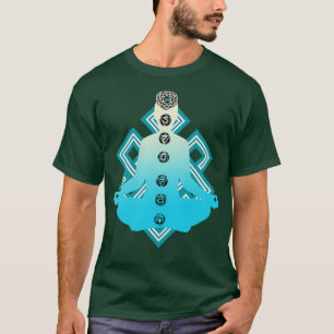 Chakras Louts Meditatie Boeddhisme Zen T-shirt
