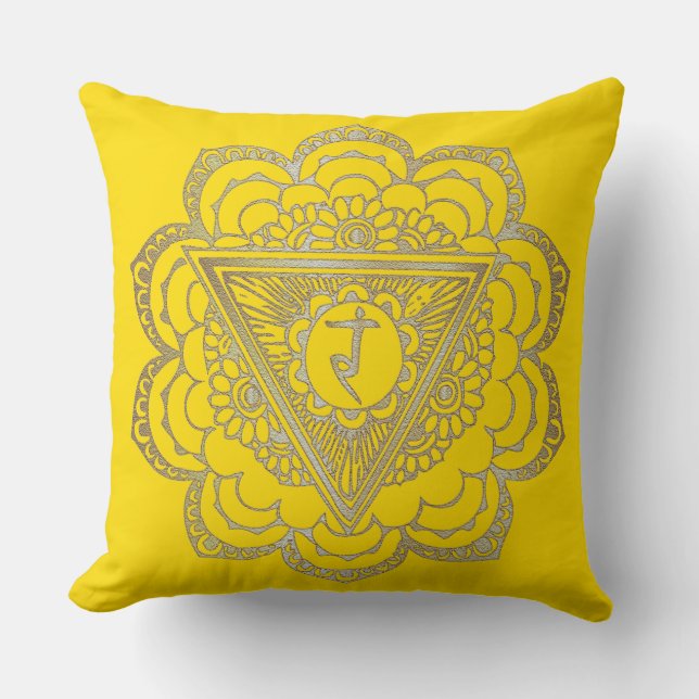 Chakras Manipura - Pillow Kussen (Voorkant)
