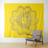 Chakras Manipura - Tapestry Wandkleed (In Situ (horizontaal))