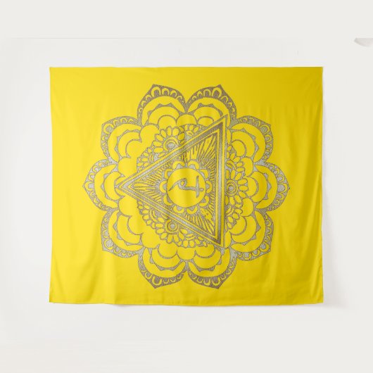 Chakras Manipura - Tapestry Wandkleed (Voorkant (horizontaal))