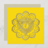 Chakras Manipura - Wenskaart Kaart (Voorkant / Achterkant)