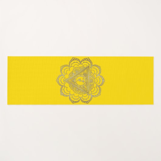 Chakras Manipura - Yoga Mat (Voorkant (horizontaal))