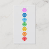 Chakras Meditation Visitekaartje (Voorkant)