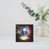 Chakras | Menselijke Auras | Energie-Healer Vierkante Visitekaartje (Staand voorkant)