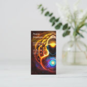 Chakras | Menselijke Auras | Energie-Healer Visitekaartje (Staand voorkant)