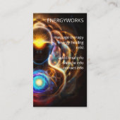 Chakras | Menselijke Auras | Energie-Healer Visitekaartje (Achterkant)