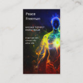 Chakras | Menselijke Auras | Energie-Healer Visitekaartje (Voorkant)