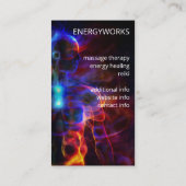 Chakras | Menselijke Auras | Energie-Healer Visitekaartje (Achterkant)