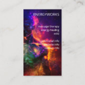 Chakras | Menselijke Auras | Energie-Healer Visitekaartje (Achterkant)