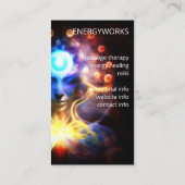 Chakras | Menselijke Auras | Energie-Healer Visitekaartje (Achterkant)